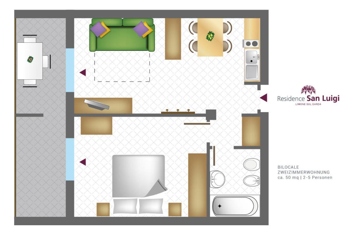 Residence San Luigi 리몬네술가르다 외부 사진